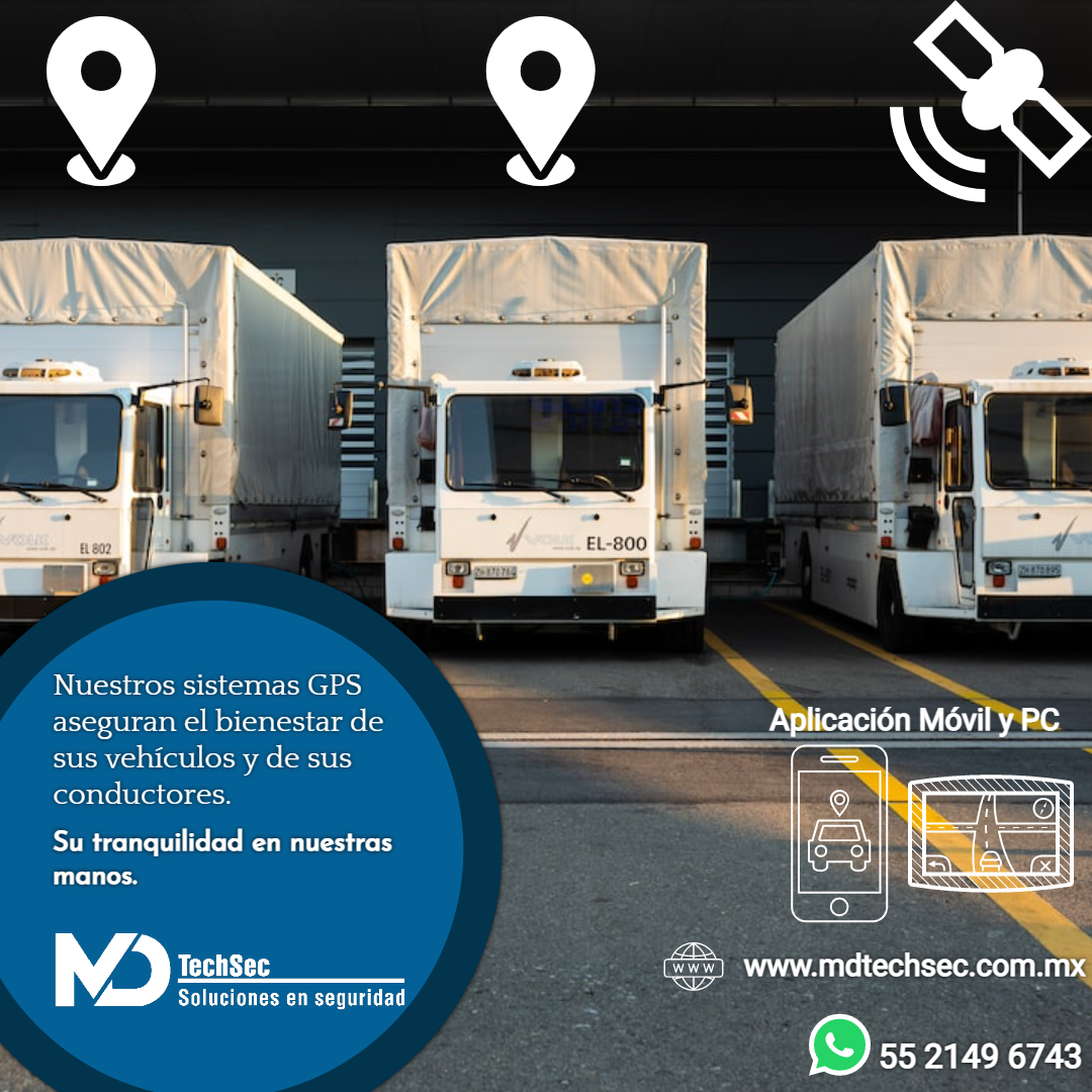 Sistema de rastreo GPS para flotillas — MD TechSec
