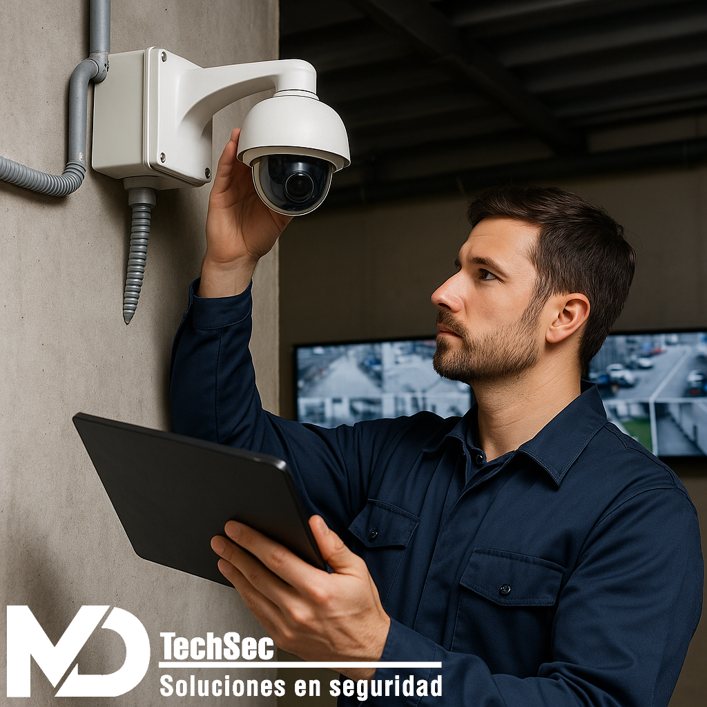 Servicio de instalacion de cámaras, alarmas y equipos de seguridad — MD TechSec